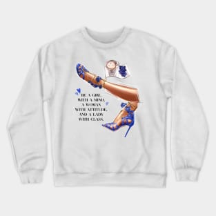 Fashion Shoes Blue Love Crewneck Sweatshirt